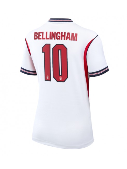 England Jude Bellingham #10 Heimtrikot für Frauen WM 2026 Kurzarm England Jude Bellingham #10 Heimtrikot für Frauen WM 2026 Kurzarm